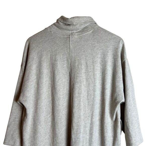 J. Jill pure Jill light oatmeal poncho like sweater - Picture 8 of 9